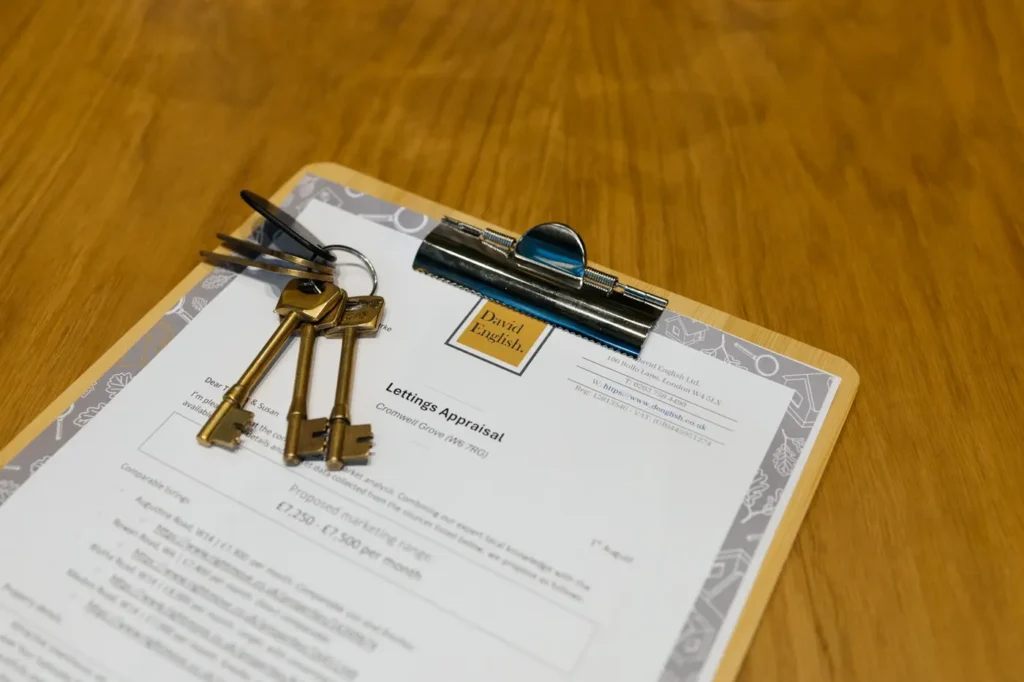 David English lettings appraisal document